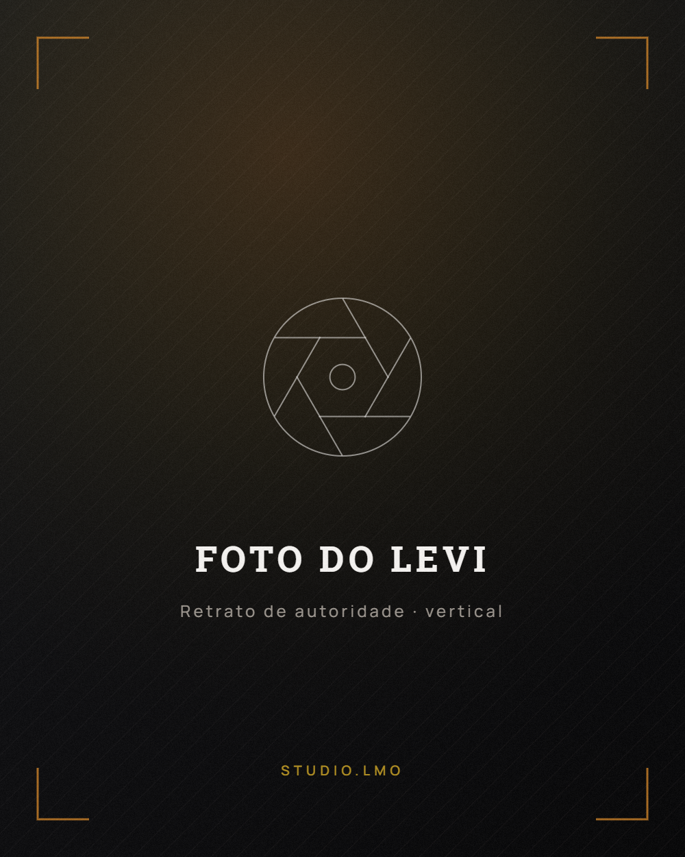 Levi Martins — retrato de autoridade